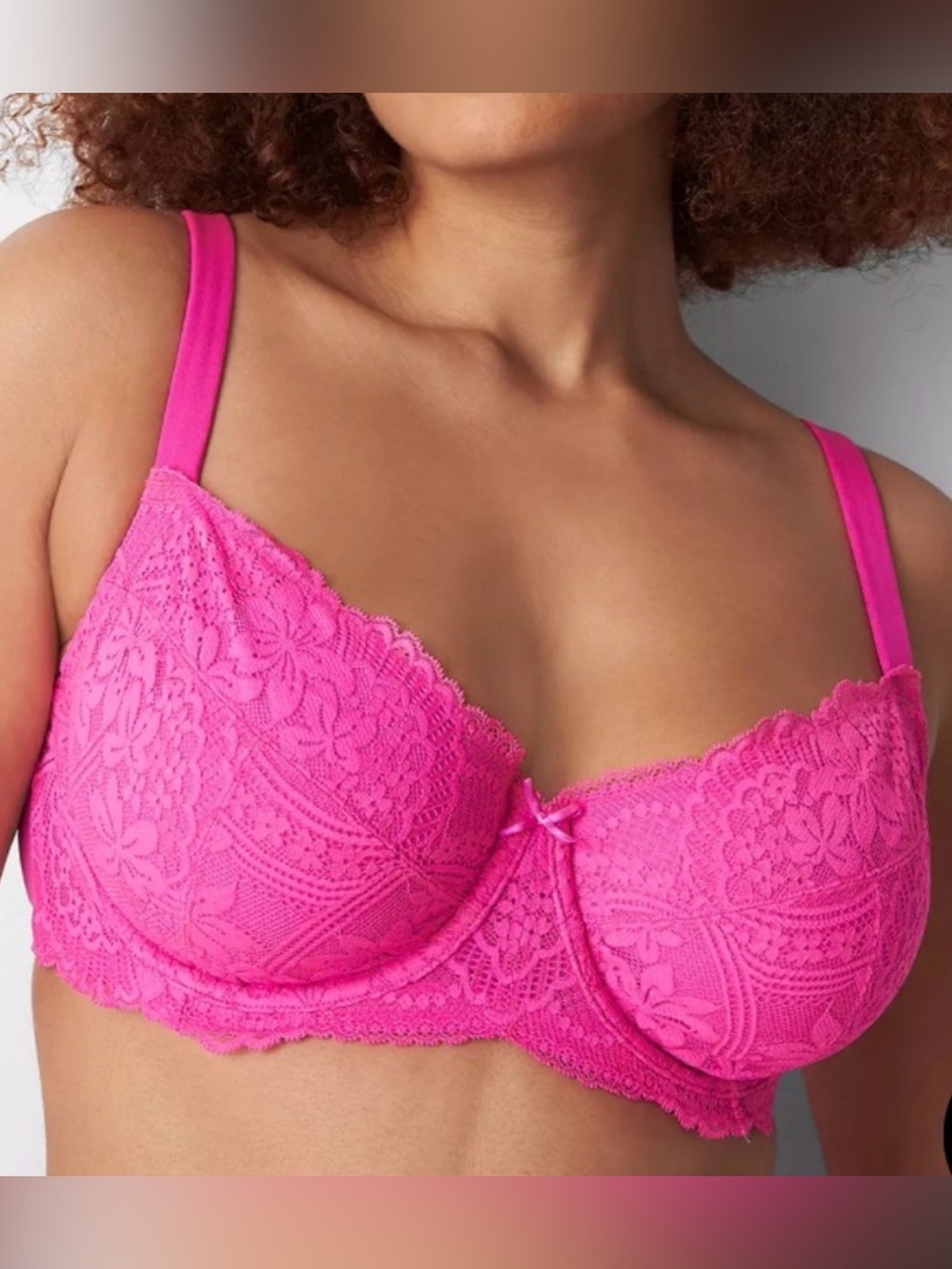 Cacique Unlined full coverage lace bra